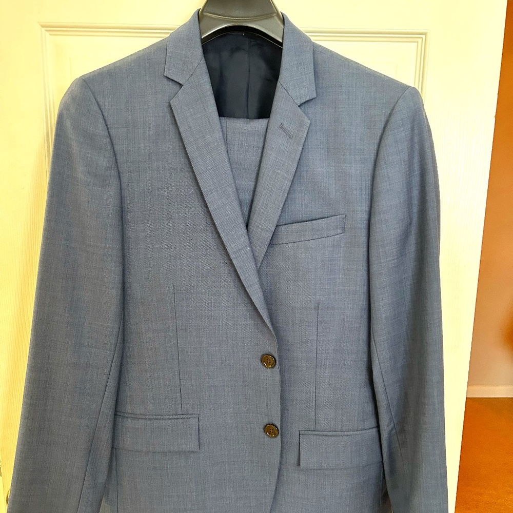 J Crew Blue Thompson Suit